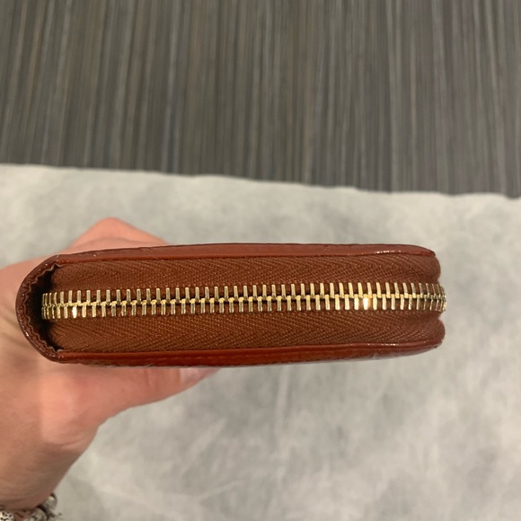 YSL brown/ orange long wallet - Picture 5 of 9